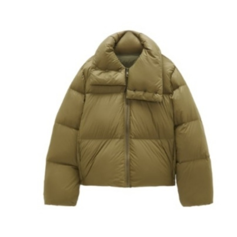 ZARA Limited Edition Puffer Jacket Olive Large